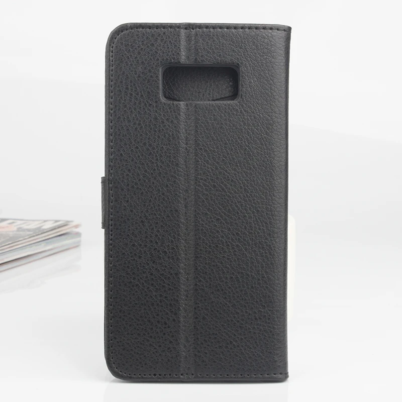 9 Colors Leather Cellphone Case For Samsung Galaxy S8 + Flip Cover housing With Card Slot S7 Edge Plus Phone Covers Cases | Мобильные