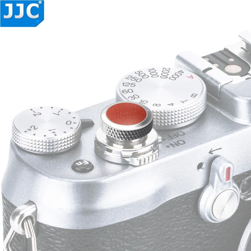 JJC Deluxe Камера переключатель спусковой кнопки фотографического затвора металла для ЖК-дисплея с подсветкой Fujifilm XT30 XT20 XT10 XT3 XT2 XPRO2 X100F X100T sony RX1R RX10IV - Цвет: SRB-GR BROWN