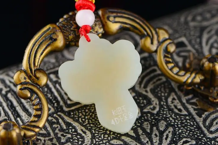 3D gold inlaid natural hetian jade cross pendant H99# | Украшения и аксессуары