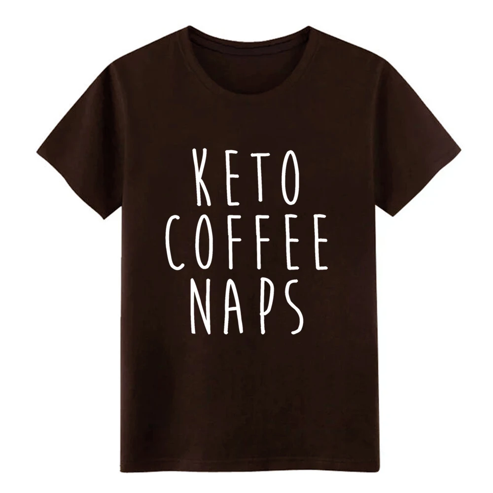 Мужская футболка Keto Coffee Naps-Ketogenic Diet дизайнерская большие размеры 3xl Стильная