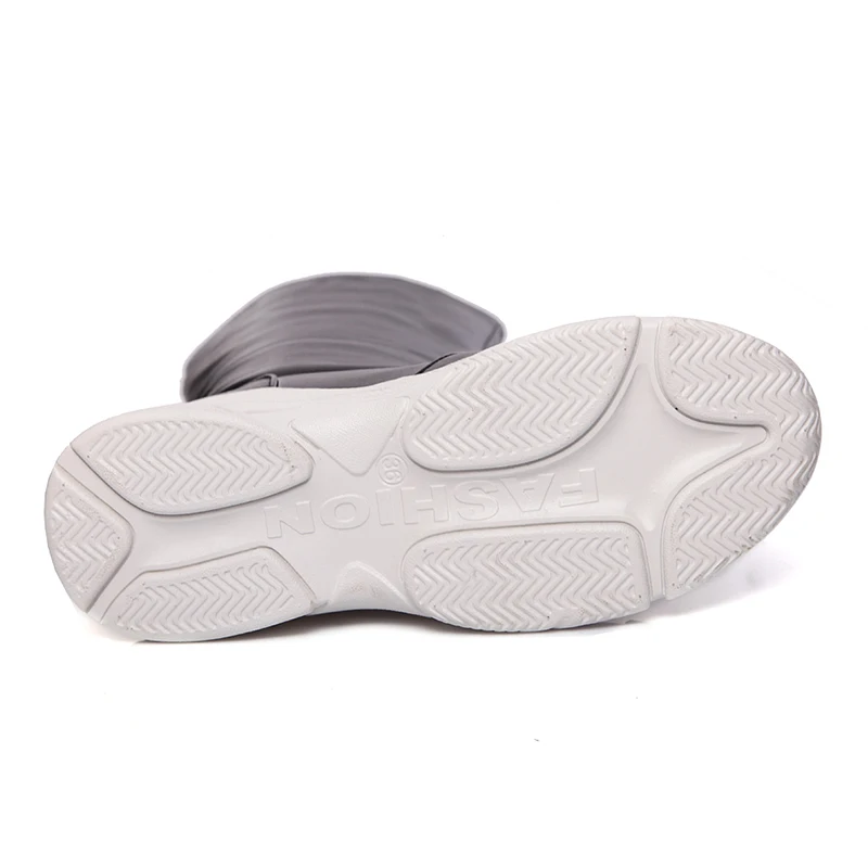 2018 Мода Клин Для женщин плюс чувствовал снег сапоги Повседневное кожа до