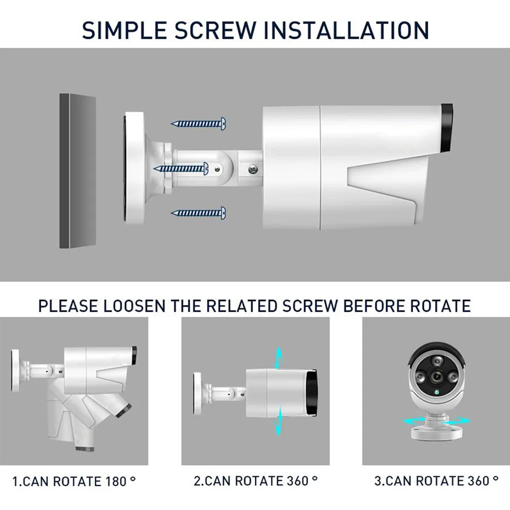 LOFAM 8CH POE NVR Kit HD CCTV Camera System 1080P 2.0MP 4.0MP 5.0MP наружная IP камера система видеонаблюдения