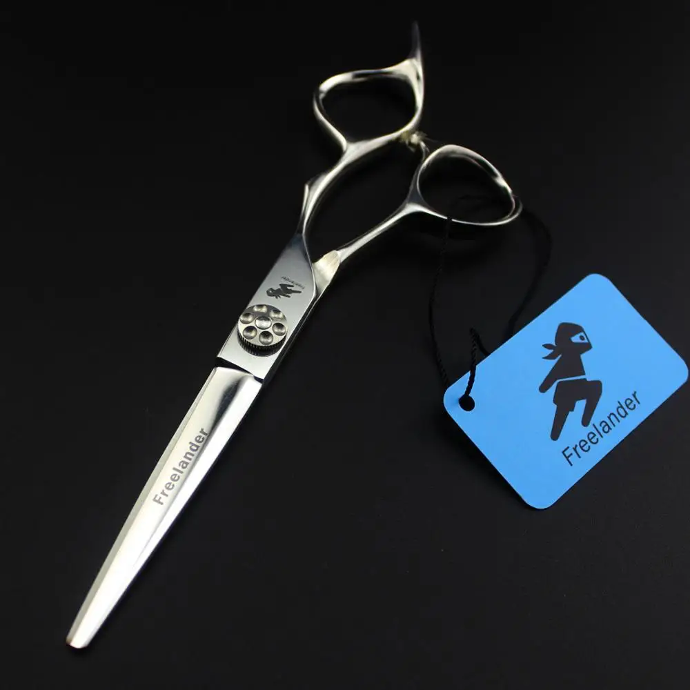 Парикмахерские ножницы 6 дюймов профессиональные с отверстиями для стрижки и