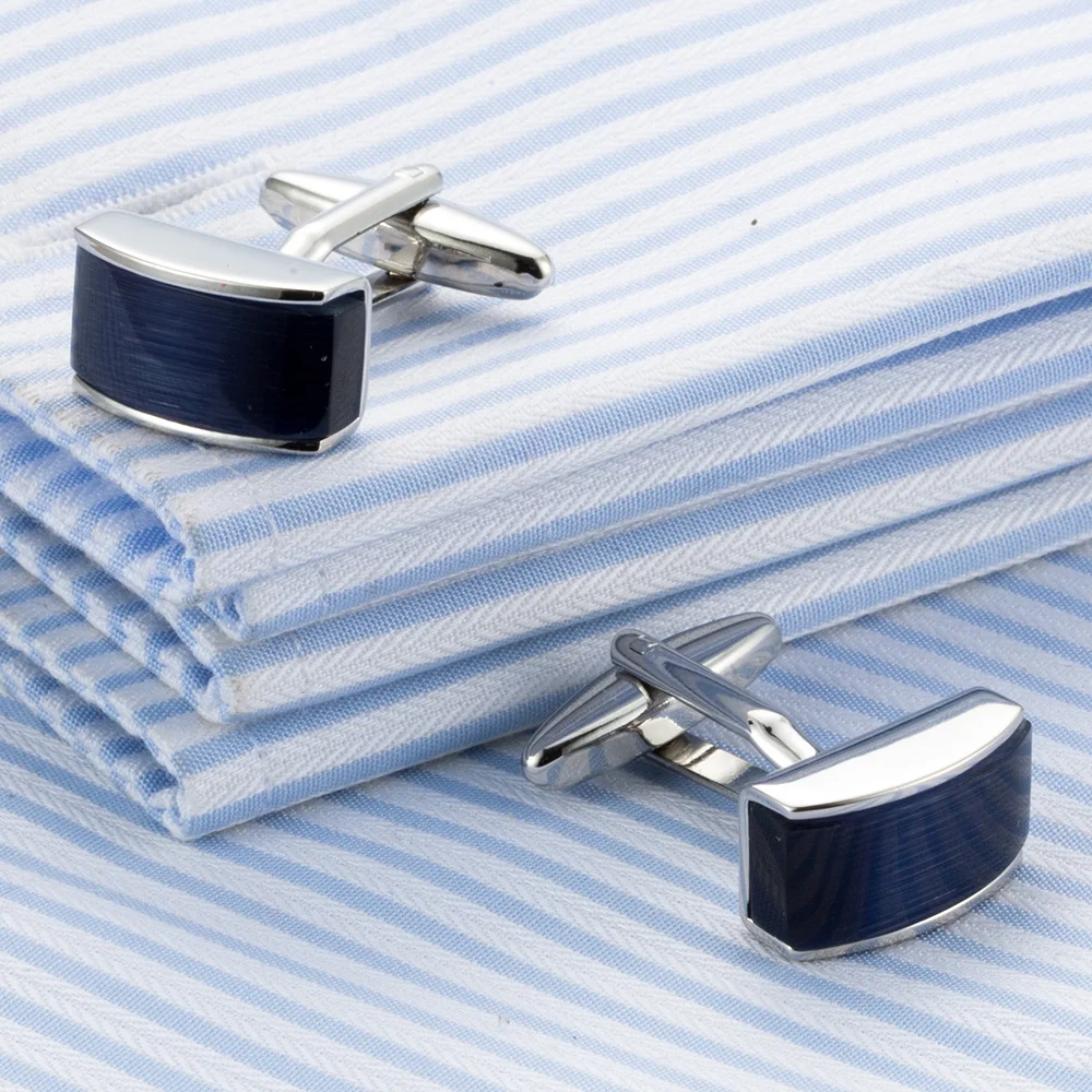 2018 синий камень запонки для рубашки ссылки свадебный подарок адвокату Gemelos оптом