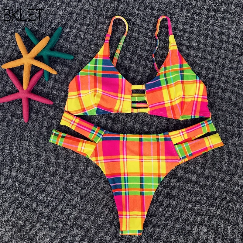

2018 New Woman Swimwear Brazilian Bikini Set Summer Sexy Thong Padding Swim Suit Bathing Suit Beach Low Waist Bikini