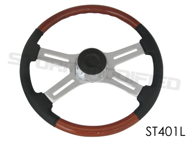 ST401L SuTong грузовик универсальный деревянный 450 мм 18''Classic руль 4 гальванизированная сталь большой автомобиль классический древесины отделка ST401 - Цвет: ST401L