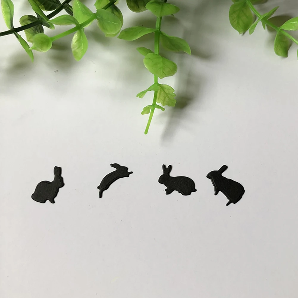 DIY Изготовление Бумажных открыток кролик металлические Вырубные штампы и