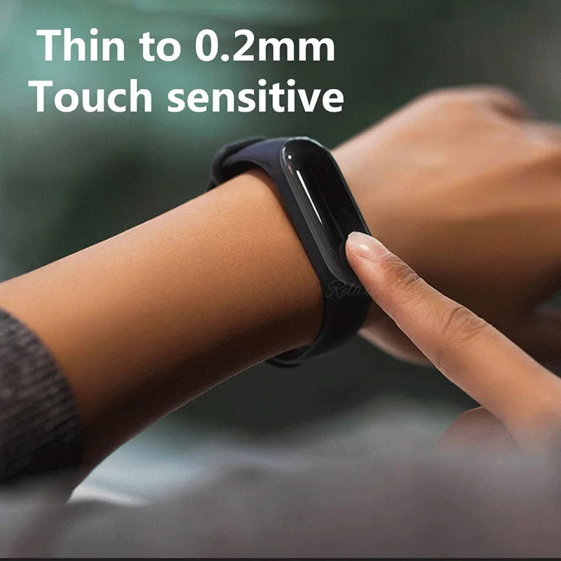 12 шт. защитная пленка для экрана xiaomi mi Band 4 мягкая умного браслета miband не