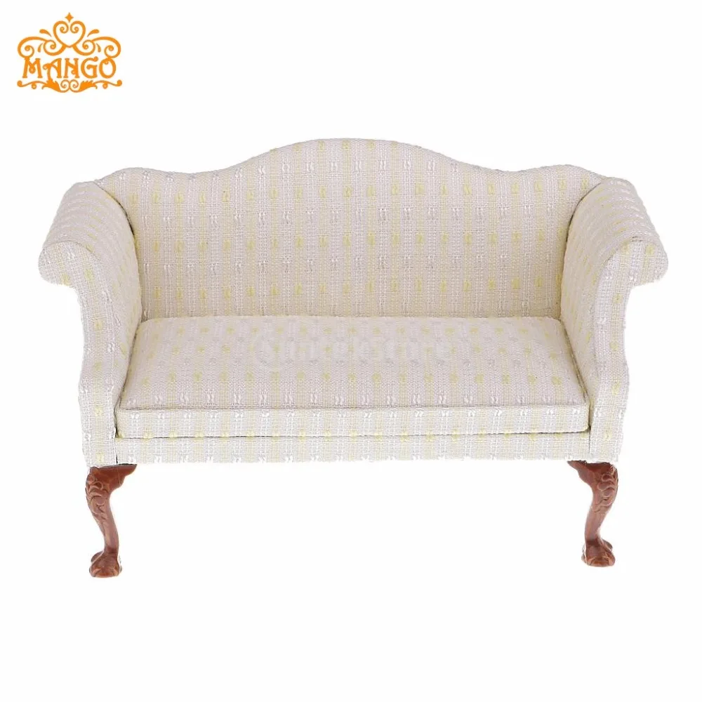 1/6 Dollhouse Living Room Furniture Wing Chair Single Couch Sofa for 1:6 Doll House Decor Kids Classic Birthday Gift Collect | Игрушки и