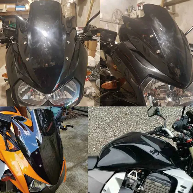 Лобовое стекло мотоцикла ветровое ветровые дефлекторы для Kawasaki Z1000 2003 2004 2005 2006