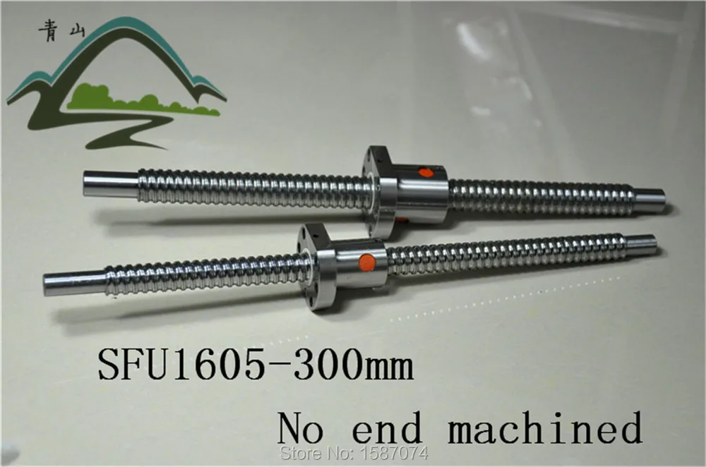 Хит! Дешевый высококачественный шариковый винт sfu1605-L300mm с гайкой для станка ЧПУ |