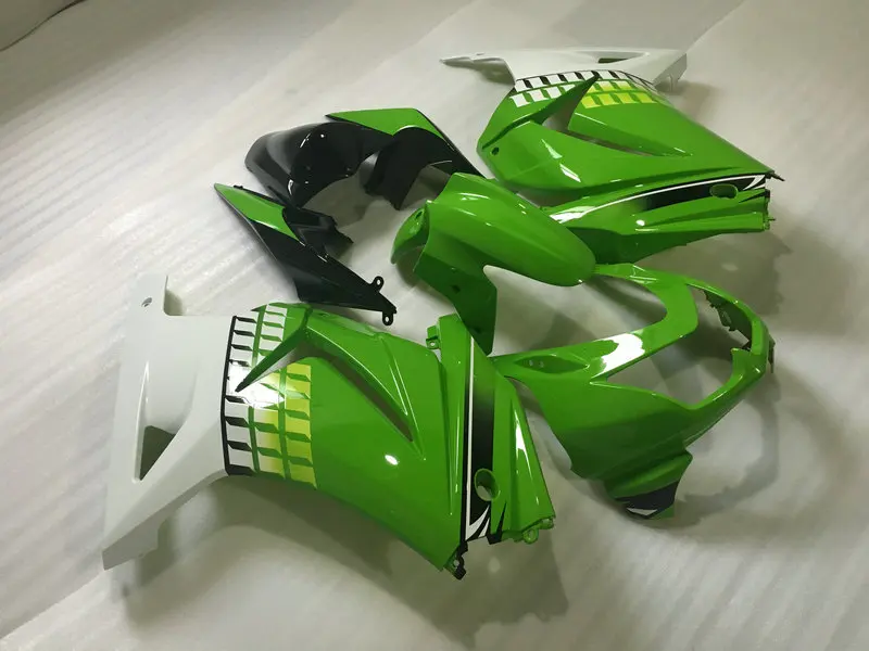 Комплект обтекателей для KAWASAKI Ninja ZX250R 08 09 10 12 EX250 ZX 250R 2008 2010 2012 комплект зеленого и