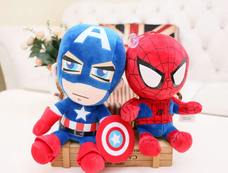 Плюшевая игрушка для костюмированной игры Мститель Капитан Америка Капитан подушка в стиле Бэтмена подарок украшение диван аксессуары Мальчики Девочки Подарки