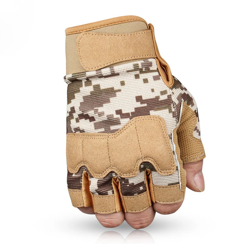 Мужские Военные перчатки без пальцев Тактические Перчатки для фитнеса мужские