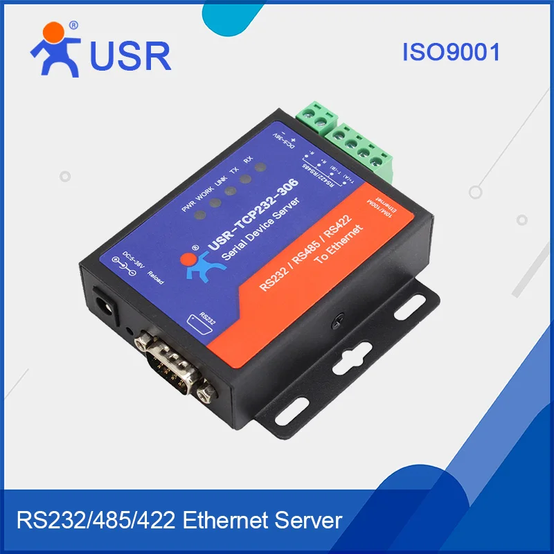 USR TCP232 306 последовательный TCP IP конвертер Поддержка DNS DHCP Встроенная веб страница