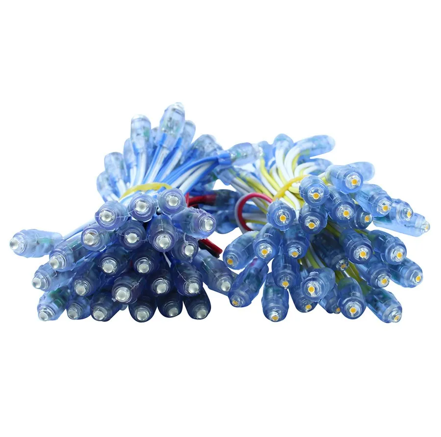 200 шт./лот 9 мм Светодиодная Пиксельная модульная Рождественская светодиодная