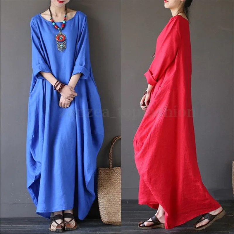 Vestidos De Festa Women Dress Vetement Femme Harajuku Long Summer Style Casual Vintage Plus Size Bohemian Clothing | Женская одежда