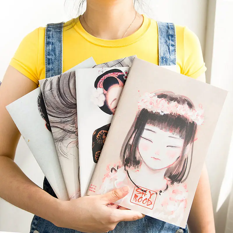 Coloffice маленький свежий мягкий лицевой креативный B5 большой ноутбук 16 к