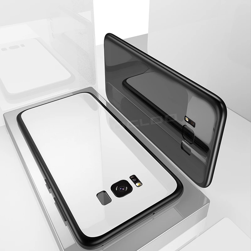 Tobocloo Роскошные 3D закаленное Стекло Телефон чехол для samsung Galaxy S8 плюс S9 + Note8