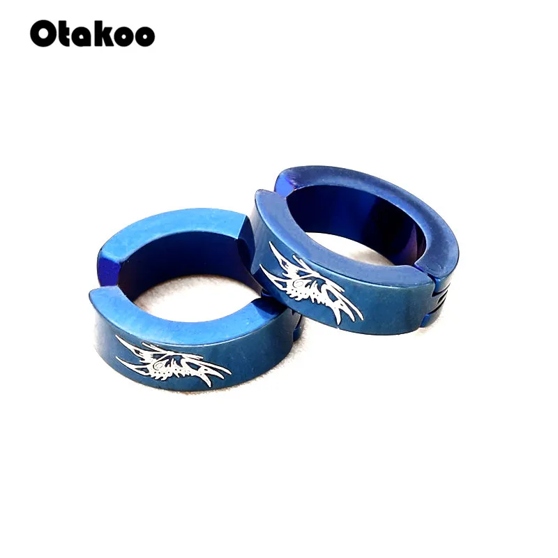 Otakoo модные магнитные клипсы для ушей с сильным магнитом без пирсинга черные