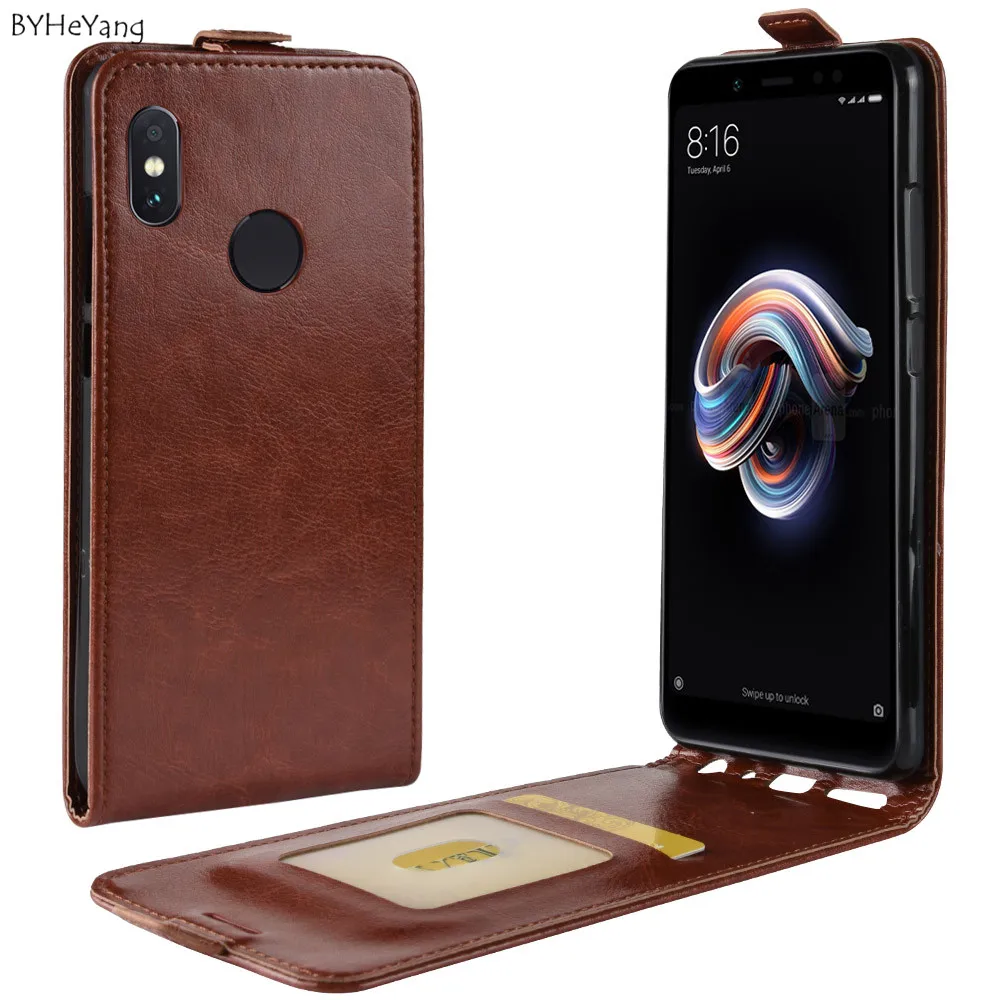 BYHeYang для Xiaomi Redmi Note 5 Pro Чехол Note5 чехол флип телефона из искусственной кожи на Global 99