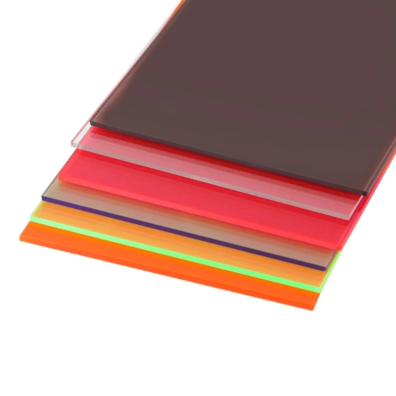 10X20 см доска из оргстекла цветной акриловый лист DIY игрушки Аксессуары модель изготовления дамом