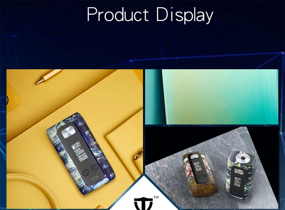 Цветной ThinkVape Тор 200 Вт мод TC мод электронная сигарета Vape vs Think Vape Тор pro/Drag 2 мод Vape мод для DIY RTA RDA