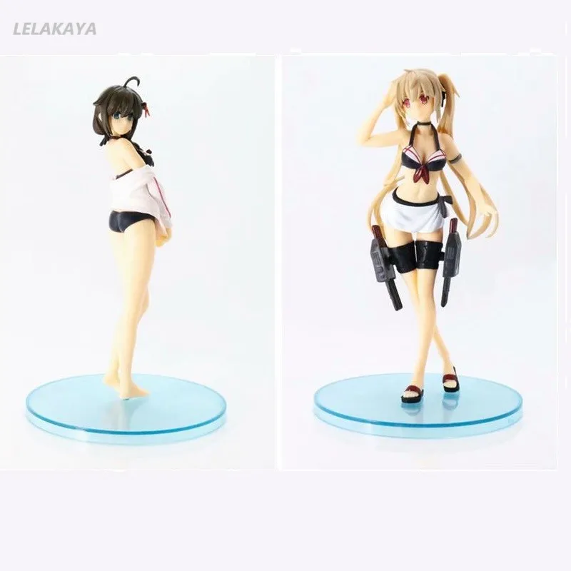 18 см мультфильм Kantai Коллекция аниме фигурка муразам Kai и Shigure купальник Ver Модель ПВХ дети Brinquedos игрушка