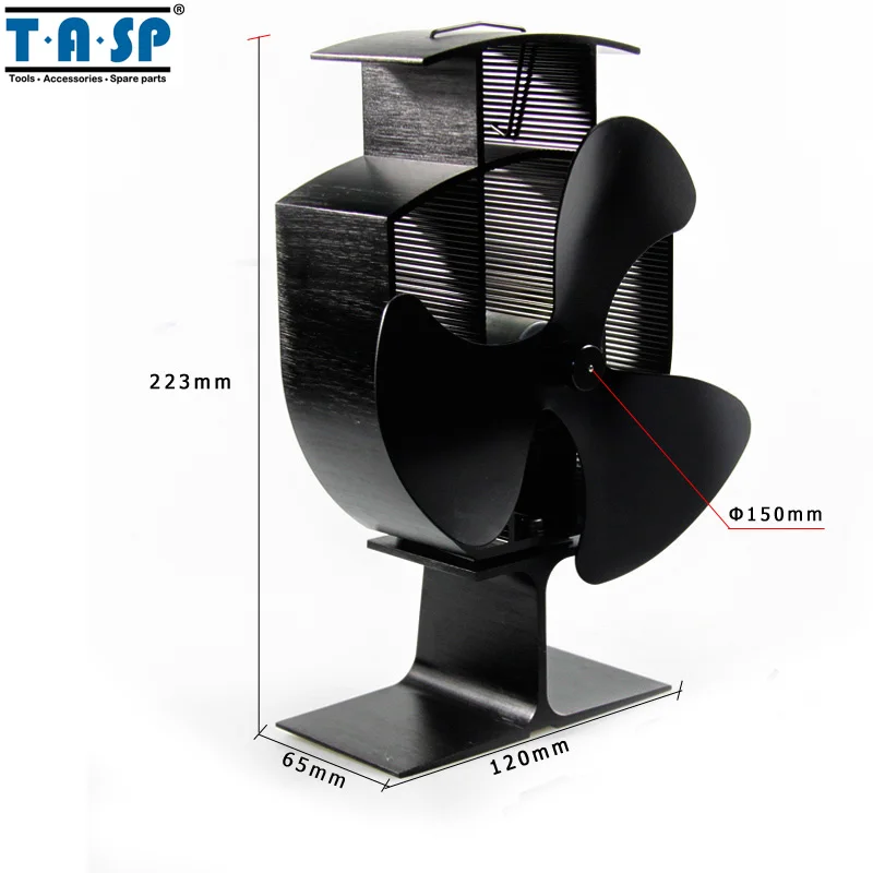 6 дюймов Multi Функция тепла питание Эко Плита вентилятор для дровяной камин и USB