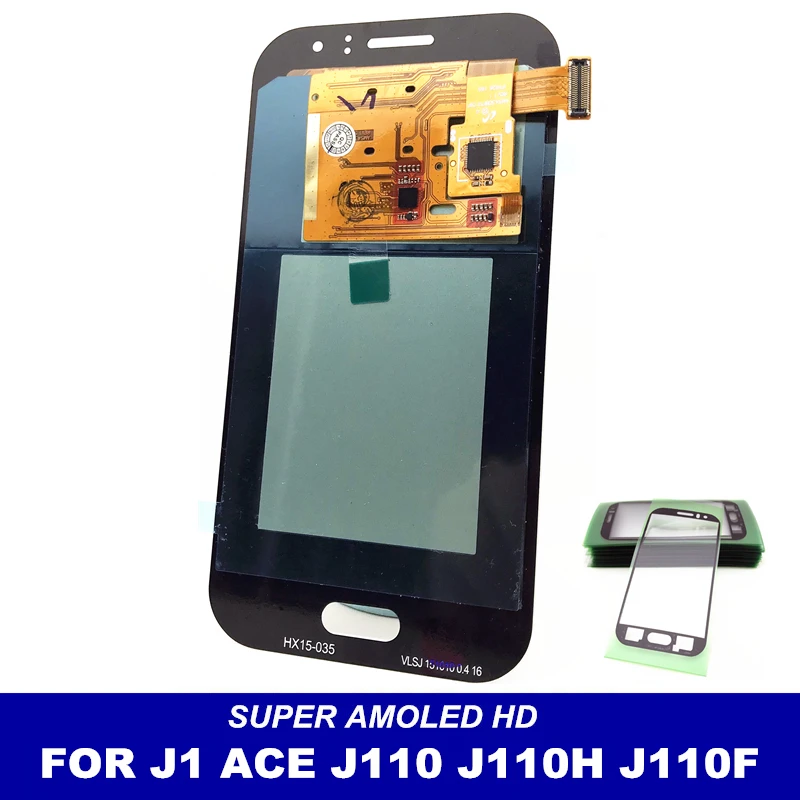 Замена AMOLED LCD для Samsung Galaxy J1 Ace J110 SM J110F J110H ЖК дисплей сенсорный дигитайзер