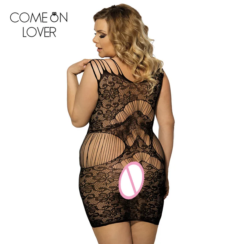 Comeonlover эротическое нижнее белье в сеточку сексуальные мини платья черное