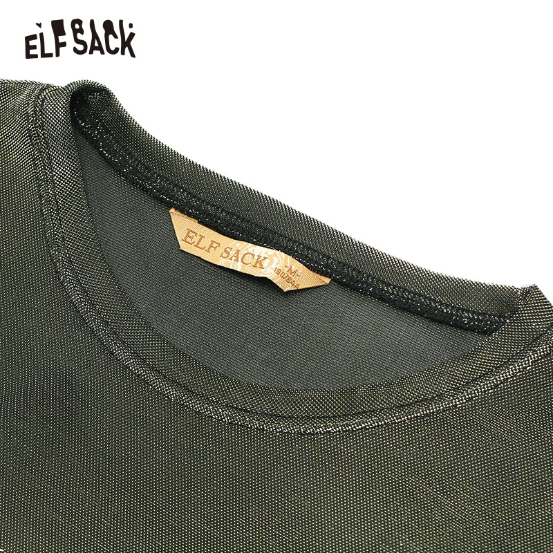 ELFSACK повседневные женские топы с мультяшным принтом винтажные свободные