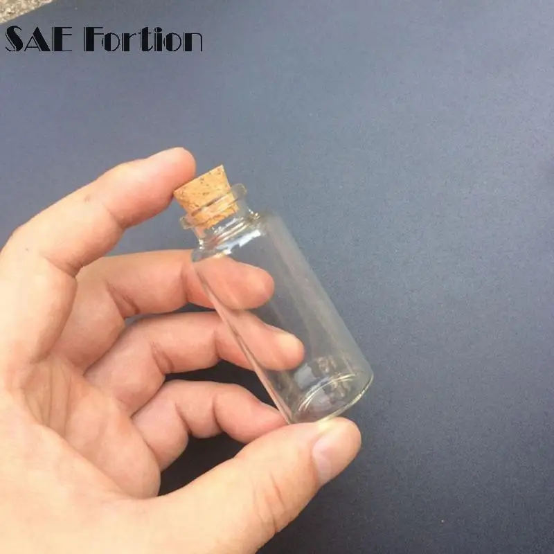 10 шт./Лот Мини пробка стеклянные бутылки DIY декоративные Флаконы маленькие