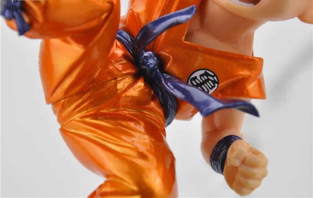 Houng Аниме Фигурка 12 см Жемчуг дракона Krillin металлик Цвет ver. ПВХ фигурка