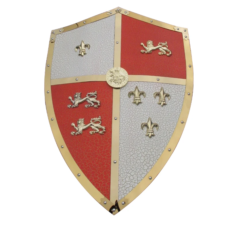 Средневековый защитный экран для Карлоса в королевских рыцарах щита крестоносца