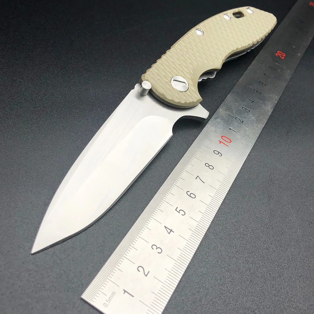Складной нож ZZSQ с шариковым подшипником и ручкой G10 CTS/HP карманный кухонный для