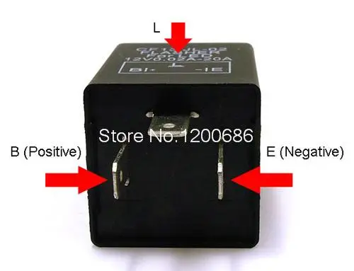 3 контактное автомобильное светодиодное мигающее реле для сигнала поворота|flasher