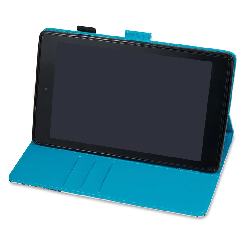 Модный чехол из искусственной кожи с 3D рисунком для Amazon New Kindle Fire HD 8 2018 2017 2016 0