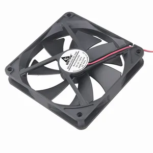 2 шт. Gdstime 140 мм x 25 мм 14 см DC 12 вольт Dual Ball чехол для компьютера бесщеточный кулер охлаждающий вентилятор 12 в 140x140x25 мм 2Pin 14025B