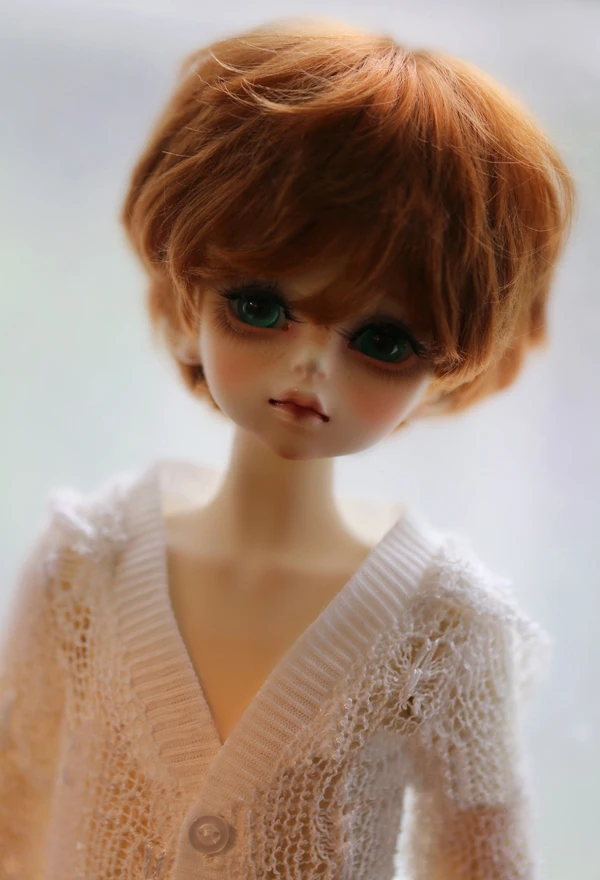 

D01-P106 детская игрушка ручной работы 1/3 1/4 аксессуары для куклы BJD/SD кукла белый ажурный топ кардиган 1 шт.