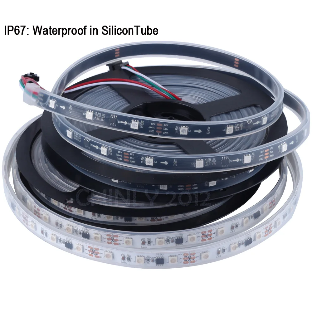 Светодиодный rgb светильник WS2811 1 м 12 в пост. Тока 30 48 60 светодиодный