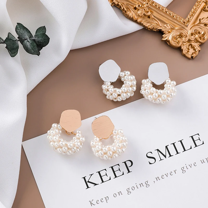 2019 Новый стиль корейский темперамент искусственный жемчуг бусины кисточкой