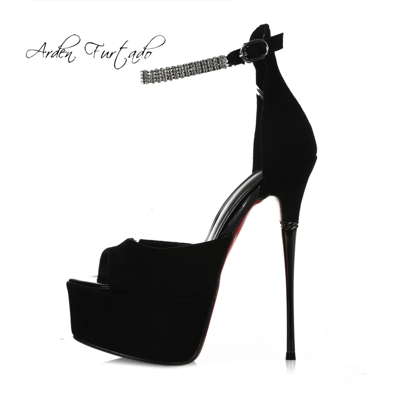 Женская обувь с открытым носком Arden Furtado летние босоножки на платформе шпильке со