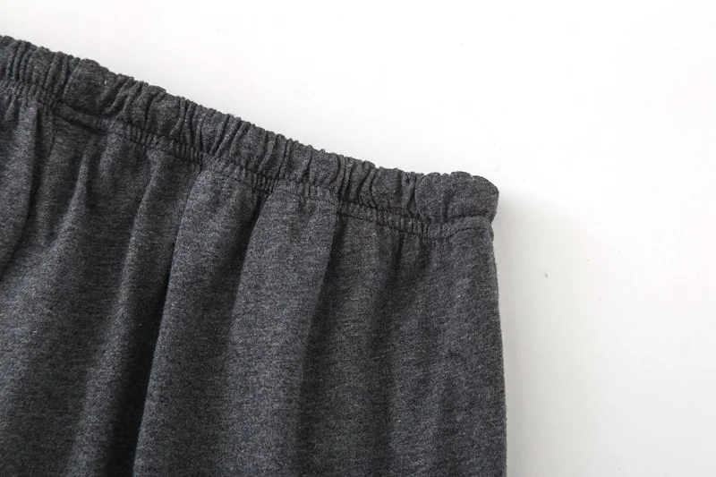 Большие размеры чистый цвет вязаный хлопок пижамы мужские качественные летние пижамы Простые хлопковые пижамы наборы для мужчин Домашняя одежда