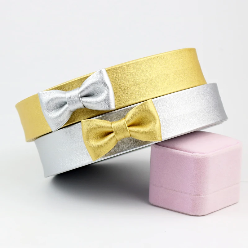 DIY Hairpin Children's Head Ornaments Leather Material Bow Tie PU Layering Handmade Loop Clothing Shoes Accessories | Дом и сад