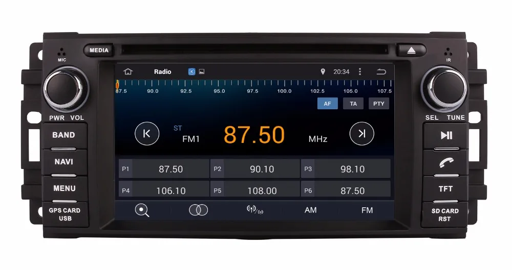 Android 7 1 Автомобильный DVD плеер для Dodge Charger Journey Caliber с GPS навигацией Радио BT SD DVR WIFI