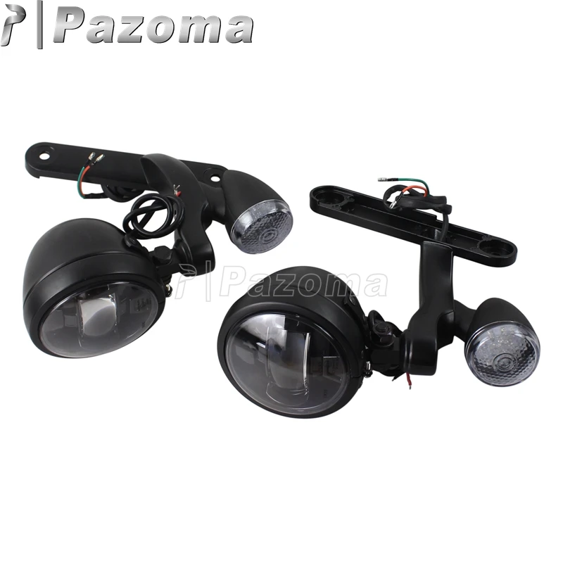 Светодиодный фонарь для мотоцикла EMARK E4 4 1/2 дюйма поворота Harley Street Electra Glide Road King FLHX