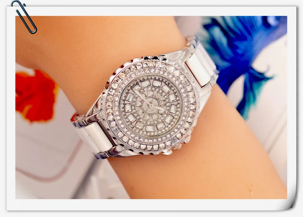 Керамическое платье женские часы reloj mujer кварцевые часы Роскошные розовое золото женские наручные часы женский браслет часы Relogio Feminino