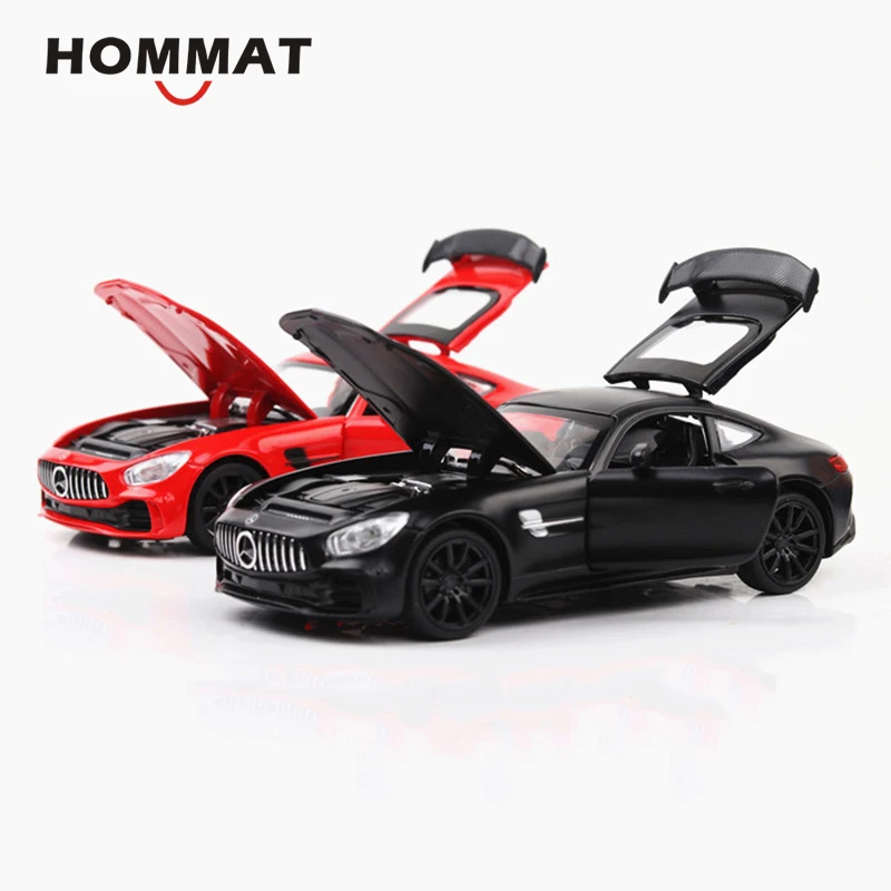 Модель HOMMAT 1:32 GTR AMG-GT спортивный автомобиль модель автомобиля из сплава литье под