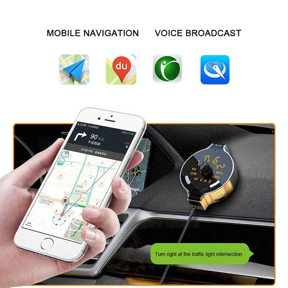 Kobwa Q8S автомобиль Wirless Bluetooth MP3 плеер Динамик приемник комплект с двойной Порты и